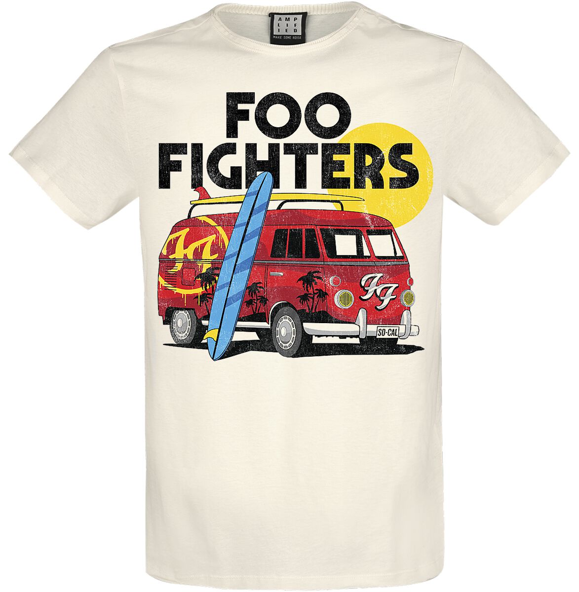 5054488392954 - Amplified Collection - Camper Van T-Shirt altweiß in S