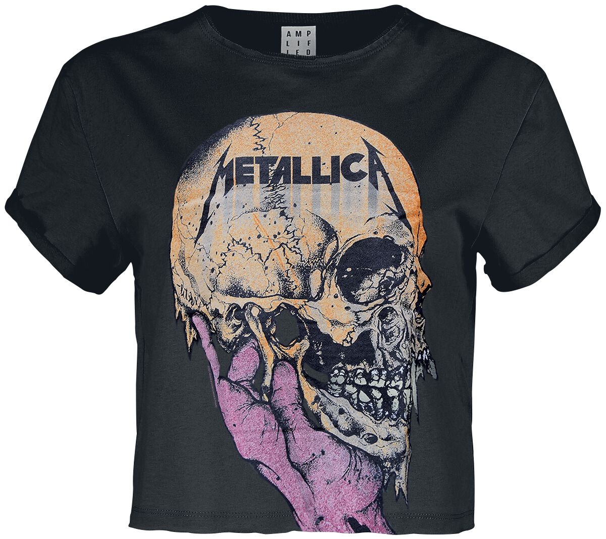 5054488457561 - Metallica Amplified Collection - Sad But True T-Shirt charcoal in XS