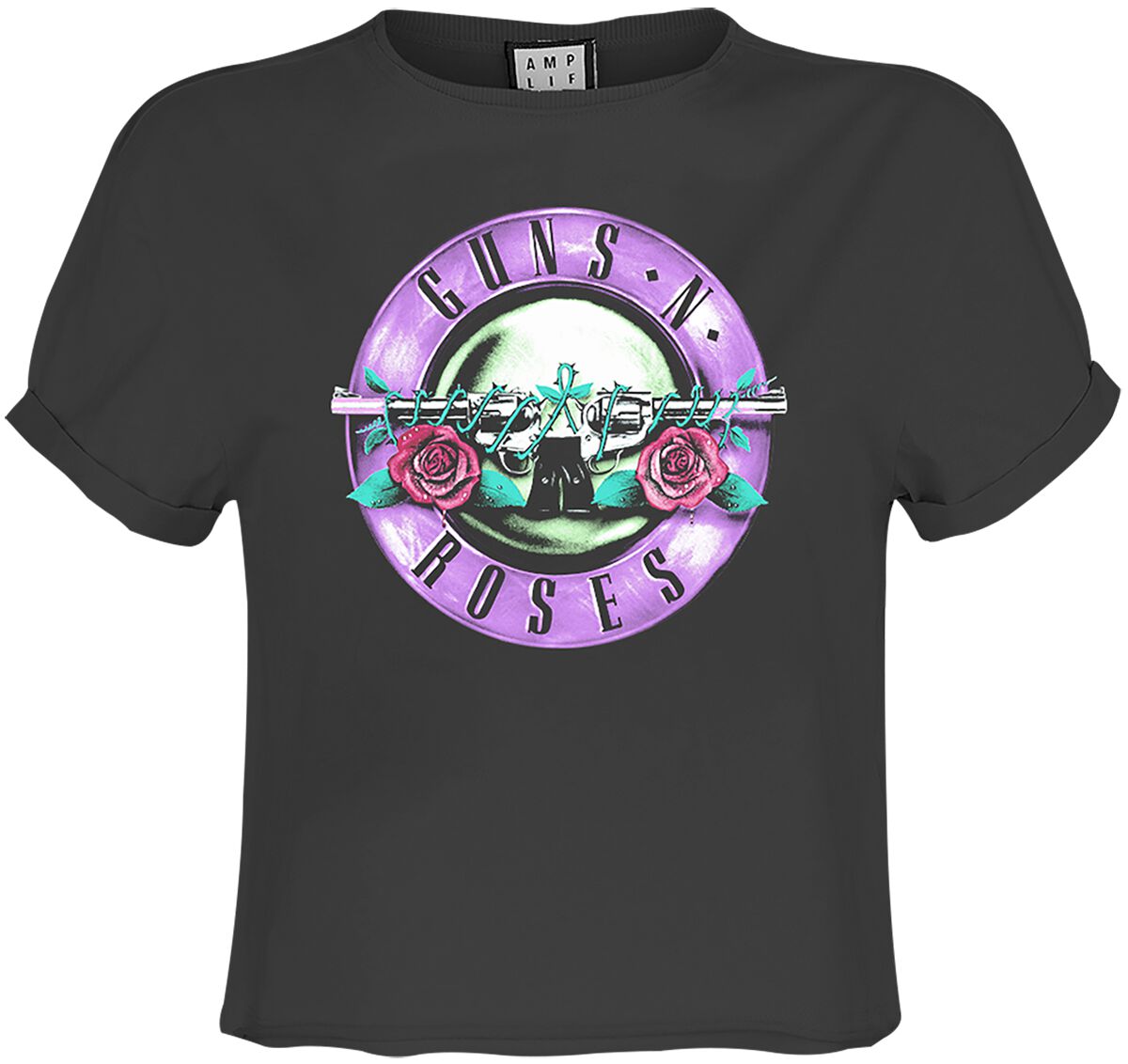 5054488589835 - Guns N Roses Amplified Collection - Tonal Bullet T-Shirt charcoal in XS