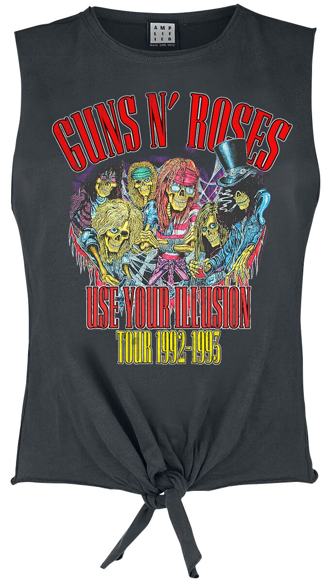 5054488592330 - Guns N Roses Amplified Collection - Use Your Illusion 93-94 Top charcoal in XL 5054488592330 - Guns N Roses Amplified Collection - Use Your Illusion 93-94 Top charcoal in XL