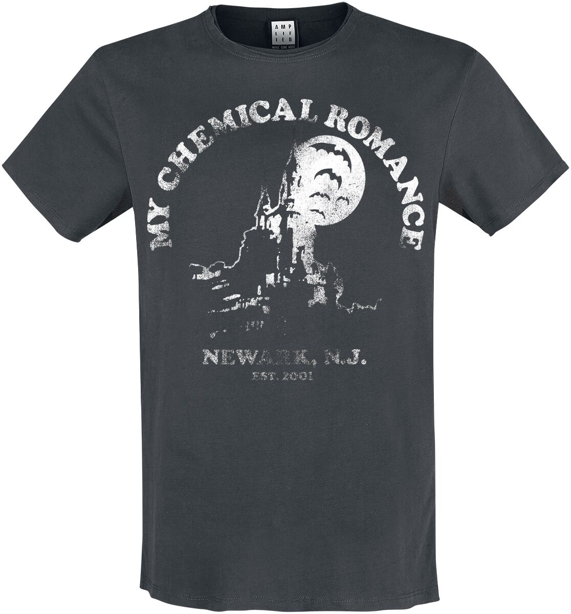 5054488688927 - Amplified Collection - Newark Castle T-Shirt charcoal in S