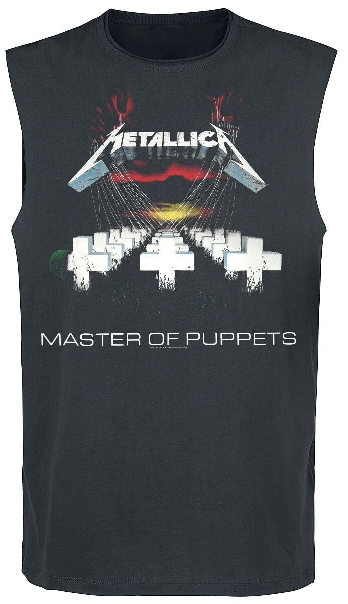 5054488870421 - Metallica Amplified Collection - Master Of Puppets Tank-Top charcoal in L