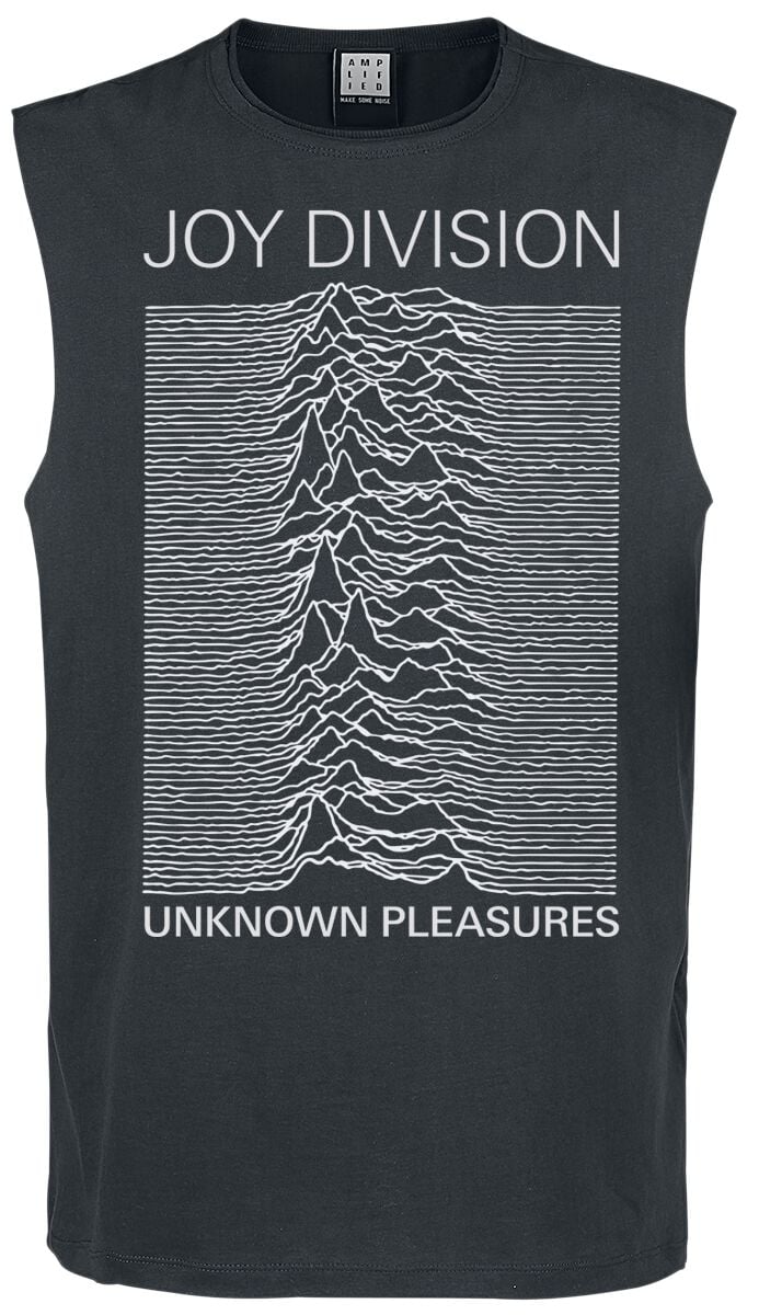 5054488893086 - Unknown pleasures Tank-Top charcoal in M