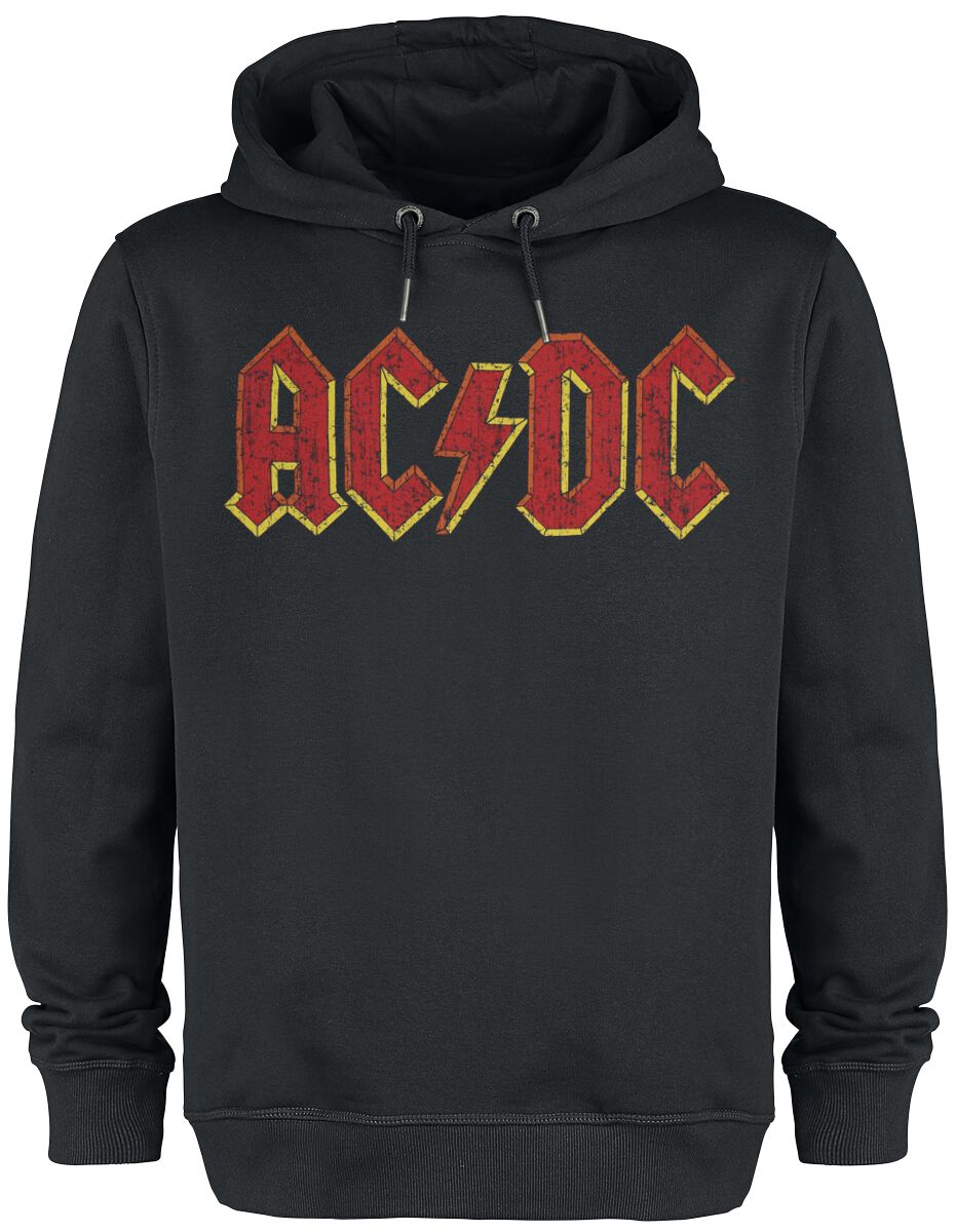 5054488894168 - AC DC Amplified Collection - Logo Dark Night Kapuzenpullover schwarz in S