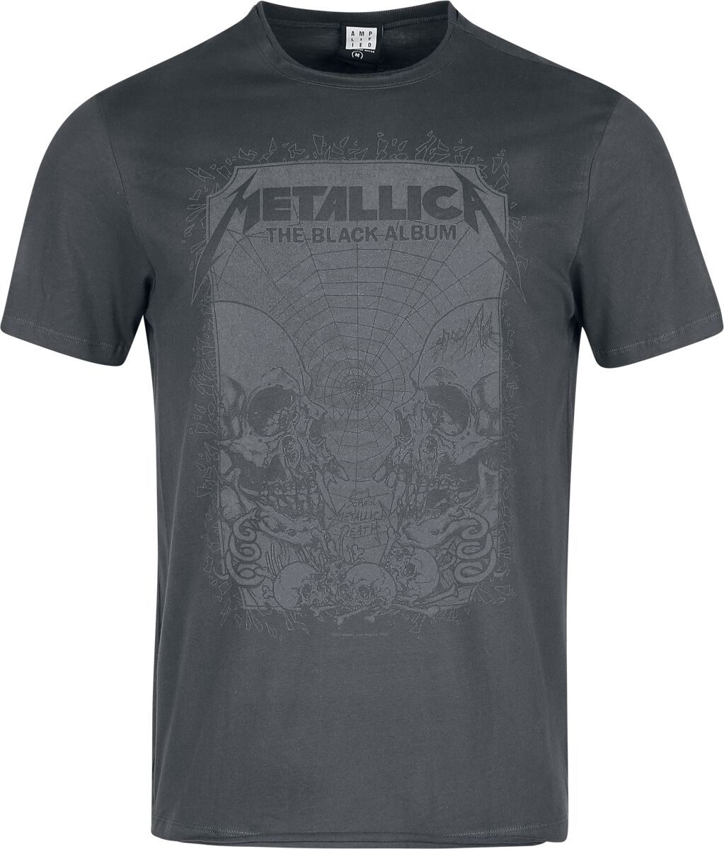 5054488921475 - Metallica Amplified Collection - The Black Album T-Shirt charcoal in L