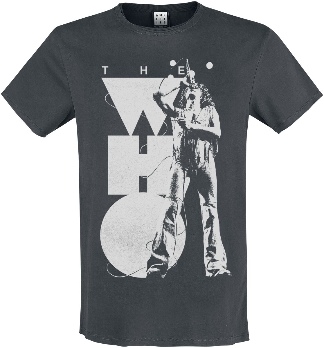 5054488922533 - Amplified Collection - Roger Singing T-Shirt charcoal in XL 5054488922533 - Amplified Collection - Roger Singing T-Shirt charcoal in XL