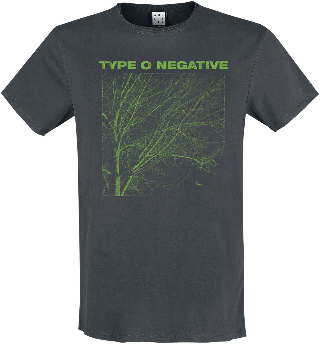 5054488953216 - Amplified Collection - Green Tree T-Shirt charcoal in S