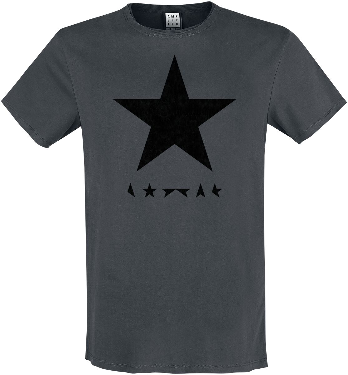 5054488970589 - Amplified Collection - Black Star T-Shirt charcoal in M