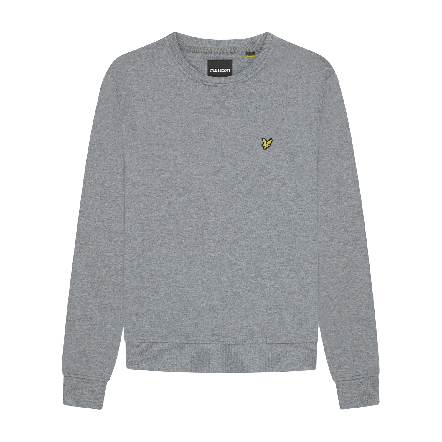 5054783989675 - Lyle & Crew Neck Sweatshirt Gr L Herren Grau