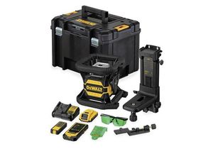 5054905240103 - DCE080D1GS Rotationslaser Grün 18 Volt 20 Ah Li-Ion mit Bluetooth & Zubehör - Dewalt