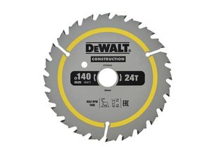 5054905276874 - Kreissägeblatt Construction DT20434 Ø 140mm 24Z