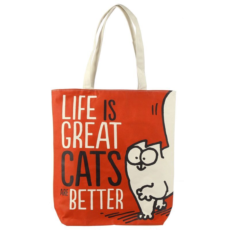 5055071727801 - Tote Bag aus Baumwolle Simons Cat