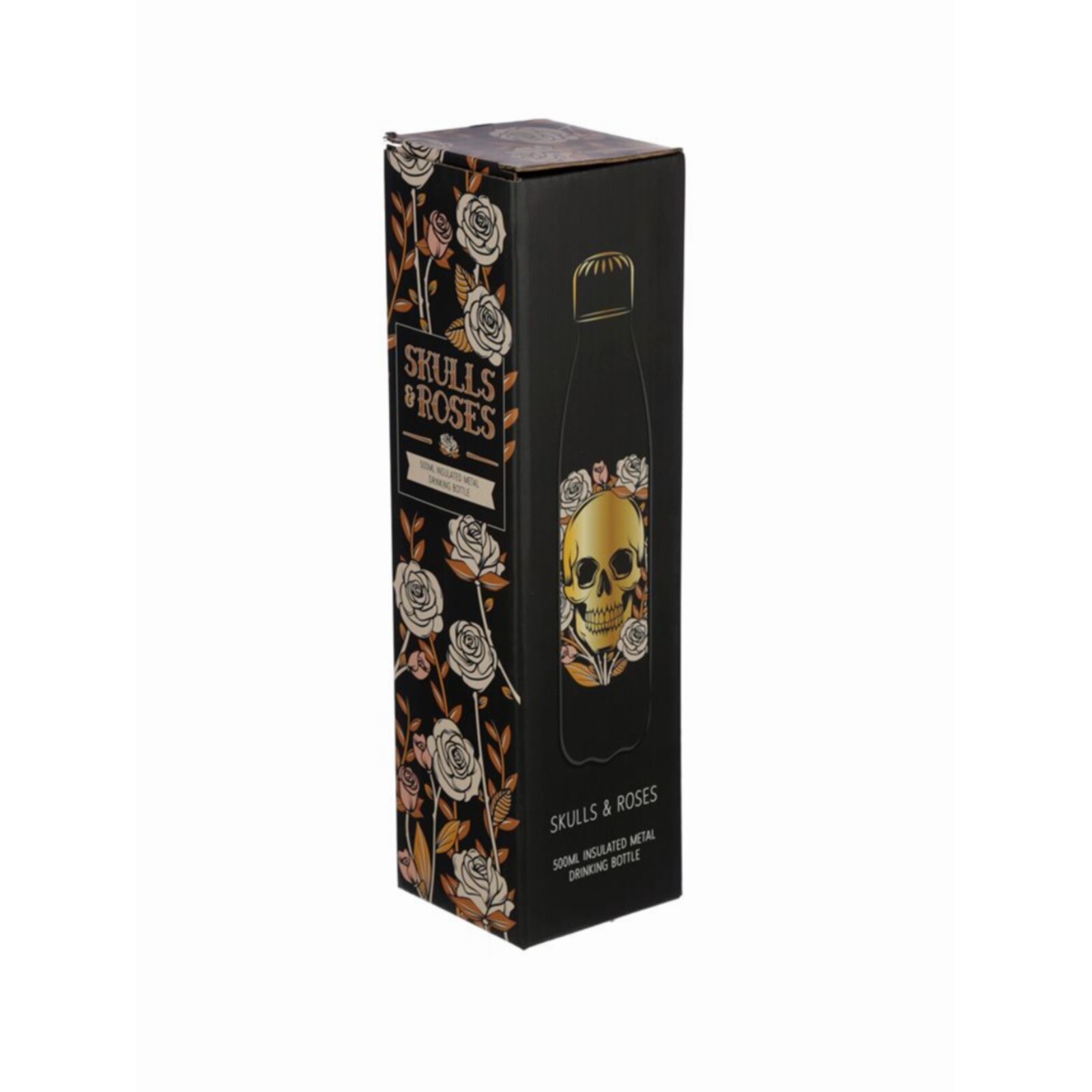 5055071746628 - Isolierte Trinkflasche aus Edelstahl für heiße oder kalte Getränke Schädel Skulls and Roses 5055071746628 - Isolierte Trinkflasche aus Edelstahl für heiße oder kalte Getränke Schädel Skulls and Roses