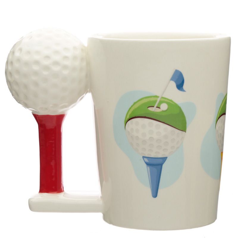 5055071748578 - Henkelbecher mit T-Shirt &  Golfball-Dekor Puckator