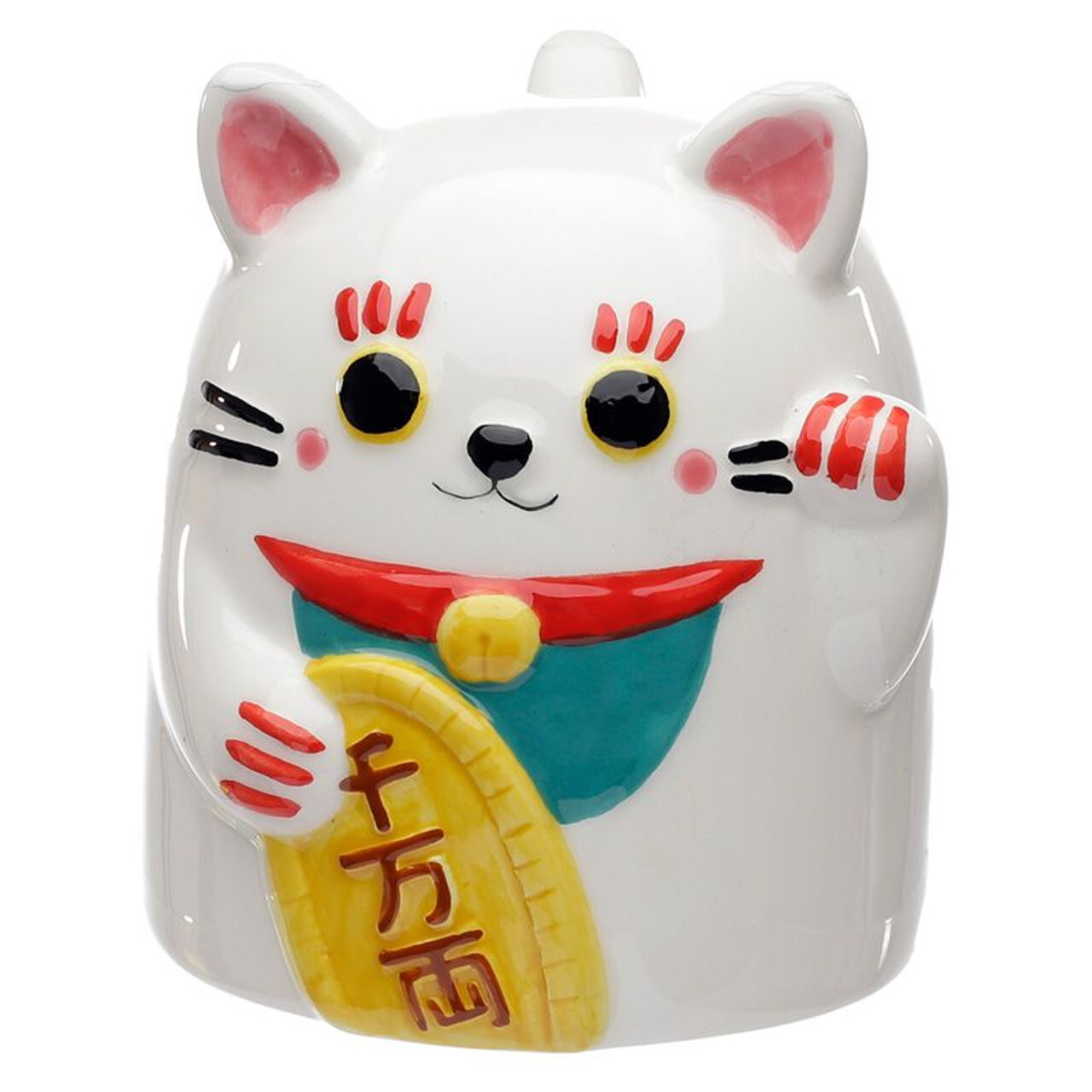 5055071763083 - Umdrehbare Tasse Kopf nach unten maneki neko Katze Glücksbringer Puckator 5055071763083 - Umdrehbare Tasse Kopf nach unten maneki neko Katze Glücksbringer Puckator