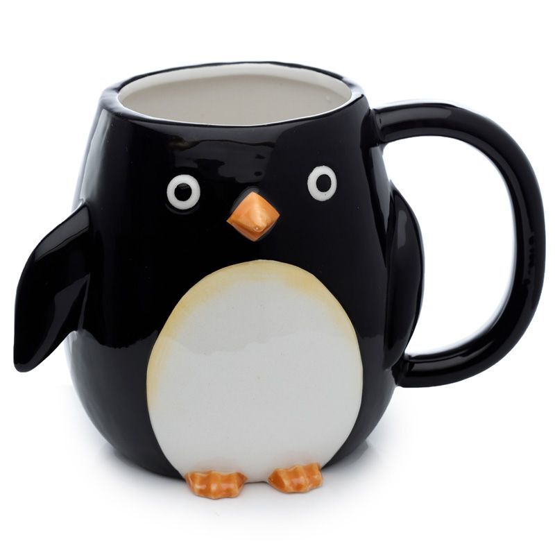 5055071770883 - Tasse mit verziertem Henkel - Pinguin Puckator