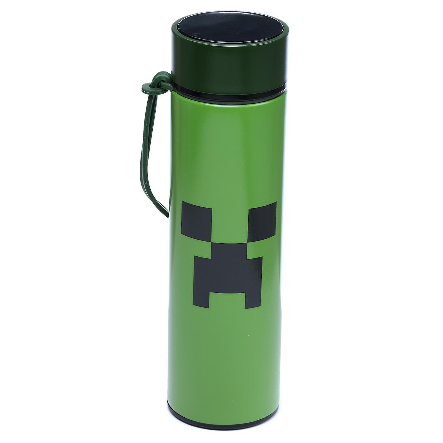 5055071778117 - Isolierte Edelstahlflasche mit Digitalthermometer Heiß- oder Kaltgetränke minecraft Creeper 5055071778117 - Isolierte Edelstahlflasche mit Digitalthermometer Heiß- oder Kaltgetränke minecraft Creeper
