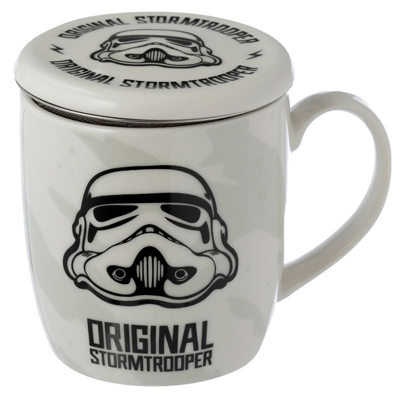 5055071779626 - Porzellanbecher mit Infusor und Deckel the original stormtrooper strormtrooper Puckator