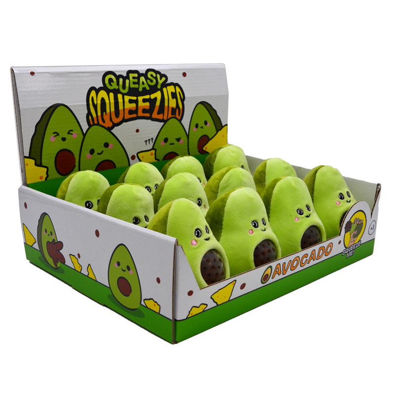 5055071792199 - Plüschtier zum Pressen Avocado Queasy Squeezies