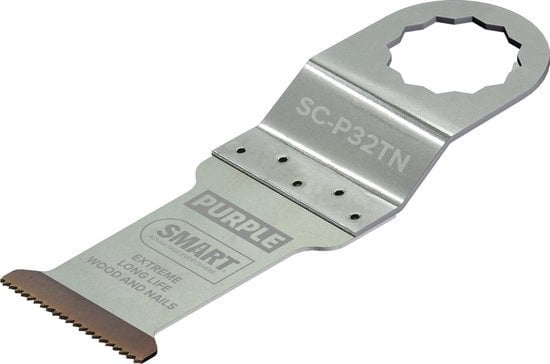 5055261538866 - SMART Blades Supercut & Vecturo Purple - Multitool Sägeblatt Bi-Metall - 32x51mm