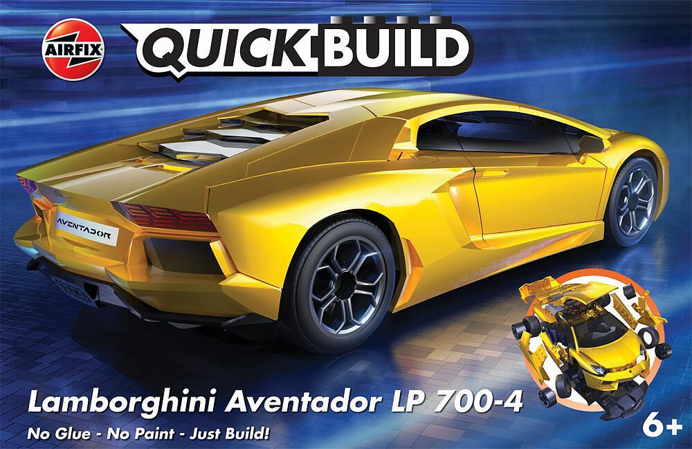 5055286648083 - QUICKBUILD - Lamborghini Aventador - gelb