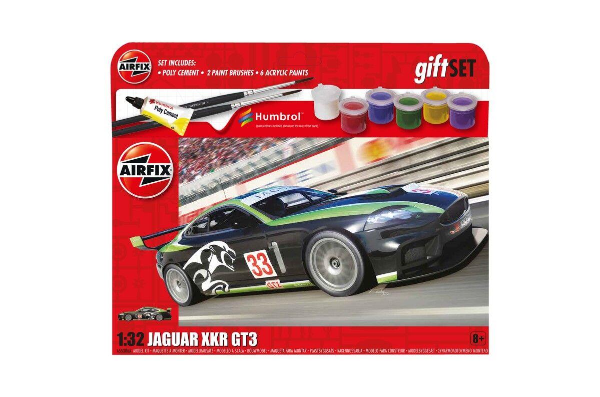 5055286704871 - Airfix A55306A - 132 Hanging Gift Set Jaguar XKR GT3