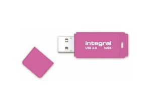 5055288427990 - Integral 16GB USB30 DRIVE NEON PINK UP TO R-80 W-10 MBS USB-Stick USB Typ-A 32 Gen 1 (31 Gen 1)