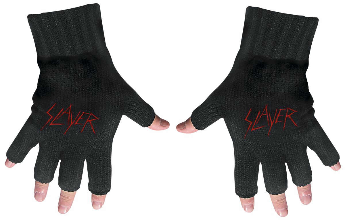 5055339715298 - Logo Kurzfingerhandschuhe schwarz
