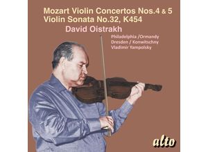 5055354414565 - Violinkonzerte Nr 4 & 5 Violinsonate KV 454 - Oistrach Ormandy Philadelphia Orch (CD)