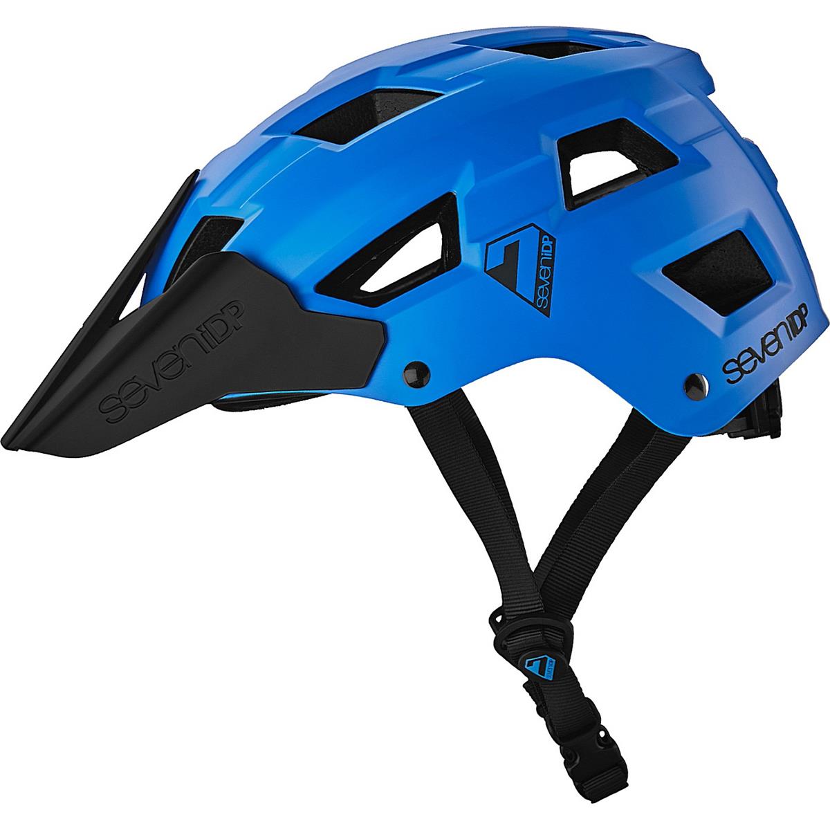 5055356350748 - M5 Helm Blau S M 7 Protection - Sicherheit und Stil für Radfahrer Größe 54-58 cm