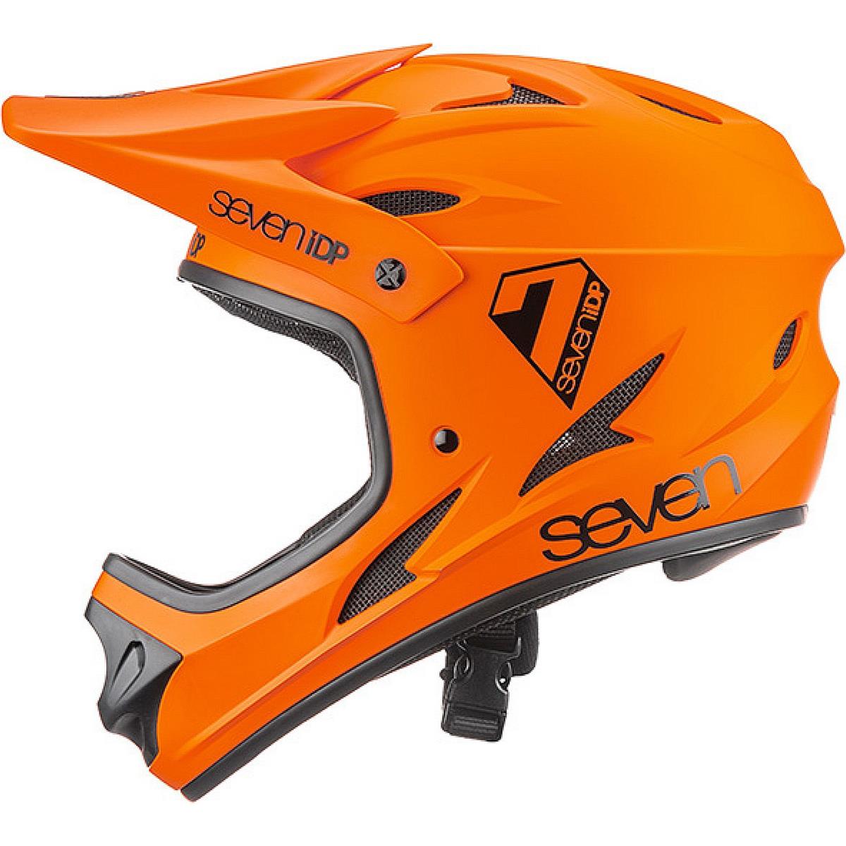 5055356353381 - M1 Helm Mattes Orange Größe L - Sicherheit und Komfort mit ABS-Schale