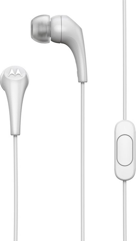 5055374709818 - Sound In-Ear Earbuds - 2-S - Weiß - Geräuschisolierung - Bequeme und leichte Passform - Ohrhörer mit Kabel - Inline-Mikrofon - Freisprechfunktion