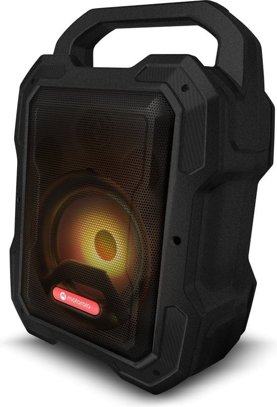 5055374711316 - Sound ROKR 800 Bluetooth-Lautsprecher - 20 Stunden Wiedergabezeit - FM-Radio - Farbige LED-Beleuchtung - DC- USB- AUX- und MIC-Anschlüsse - True Wireless-Technologie - Schwarz