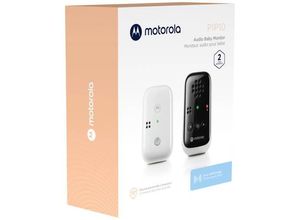 5055374712375 - Motorola Nursery Baby Monitor PIP10 - 230V - Tragbare Elterneinheit - 300 Meter Reichweite - Inkl 2 Netzteile - Kunststoff - Weiß