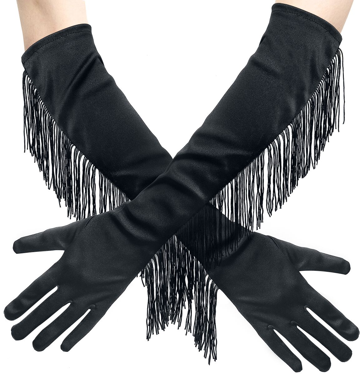 5055419649321 - Fringe Gloves Fingerhandschuhe schwarz