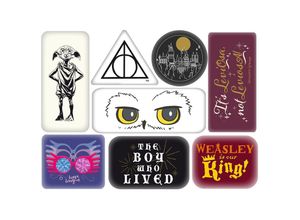 5055453477386 - Harry Potter Magnete 8 tlg Set Charaktere 8-teilig versch Motive Epoxidharz in Kunstoffbox