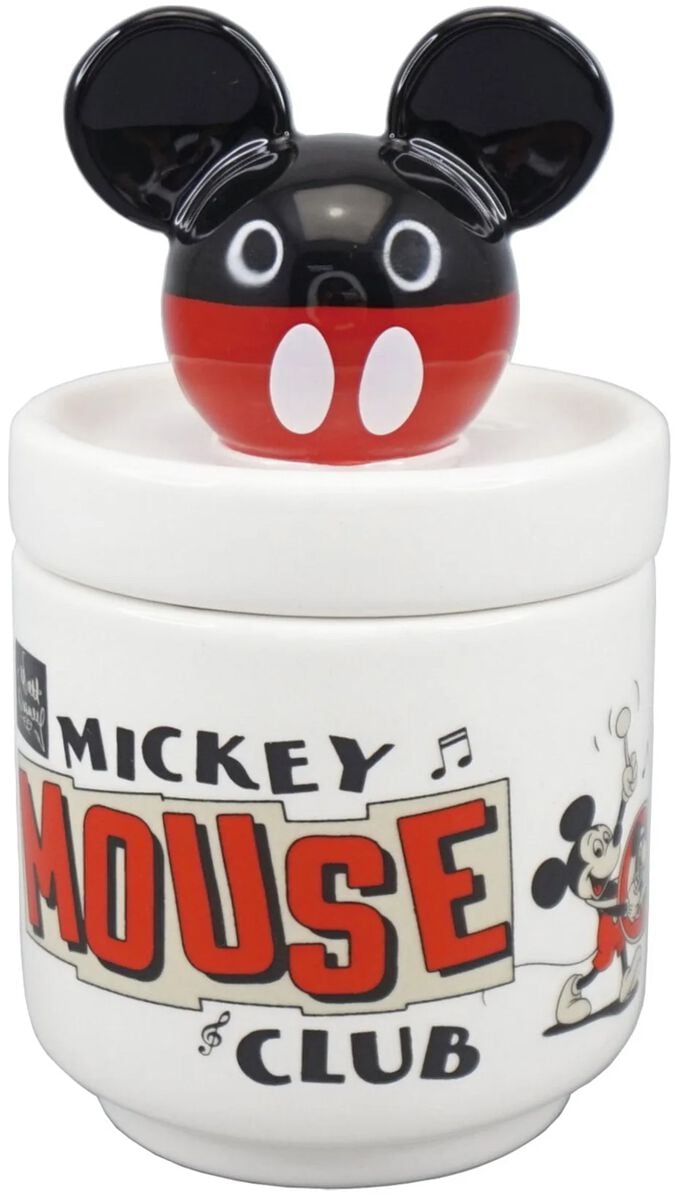 5055453494062 - Mickey Mouse Club Aufbewahrungsbox weiß schwarz rot