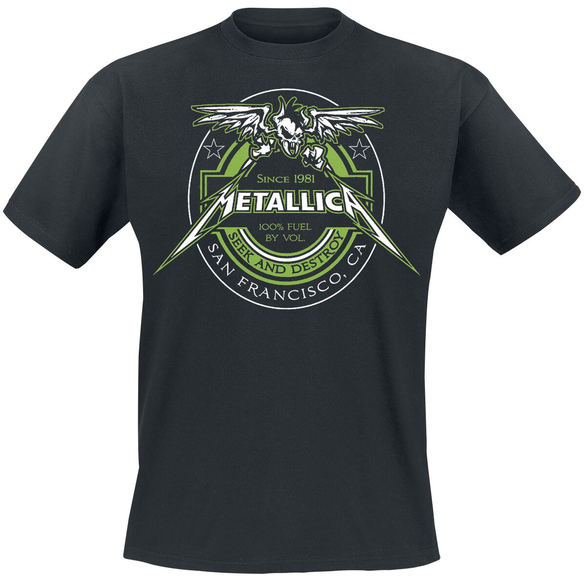 5055486102071 - Metallica 100% Fuel - Seek And Destroy T-Shirt schwarz in XXL