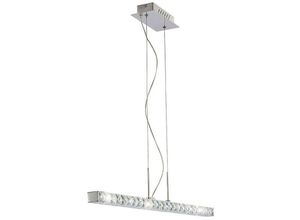 5055487406246 - Inspired Lighting - Inspired Galaxy Pendelleuchte Linear 12W led 6000K Poliertes Chrom Kristall