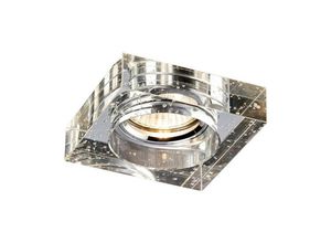 5055487408264 - Inspired Diyas - Crystal Downlights - Blase Einbau Downlight Quadratischer Rand Nur klar Benötigt 100035310 um den Gegenstand zu vervollständigen