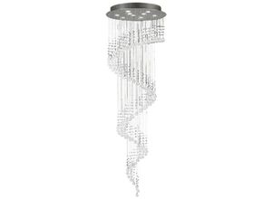 5055487418058 - Diyas - Inspired Colorado - Deckencluster Anhänger Multi-Spiral 9 Licht poliert Chrom Kristall 5055487418058 - Diyas - Inspired Colorado - Deckencluster Anhänger Multi-Spiral 9 Licht poliert Chrom Kristall