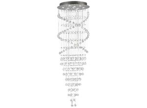 5055487418065 - Inspired Lighting - Inspired Diyas - Colorado - Deckencluster Anhänger Korkenzieher 10 Licht poliert Chrom Kristall