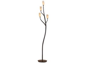 5055498603948 - Inspired Lighting - Inspired Mantra Forest Stehleuchte 4-flammig G9 Braun Schwarzoxid nicht LED CFL-kompatibel