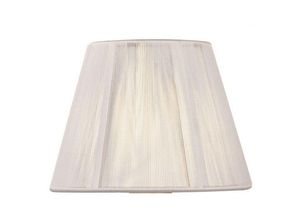 5055498606703 - Inspired Lighting - Inspired Mantra - Silk String - String Shade Ivory White 190 300 mm x 195 mm