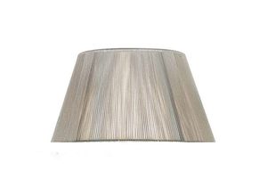 5055498606734 - Inspired Lighting - Inspired Mantra - Silk String - String Shade Silver Grey 250 400 mm x 250 mm