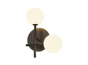 5055498613572 - Inspired Lighting - Inspired Mantra Fusion Cellar Wandleuchte für den rechten Keller 2 Leuchten austauschbare 5-W-LEDs 4000 k Schwarz