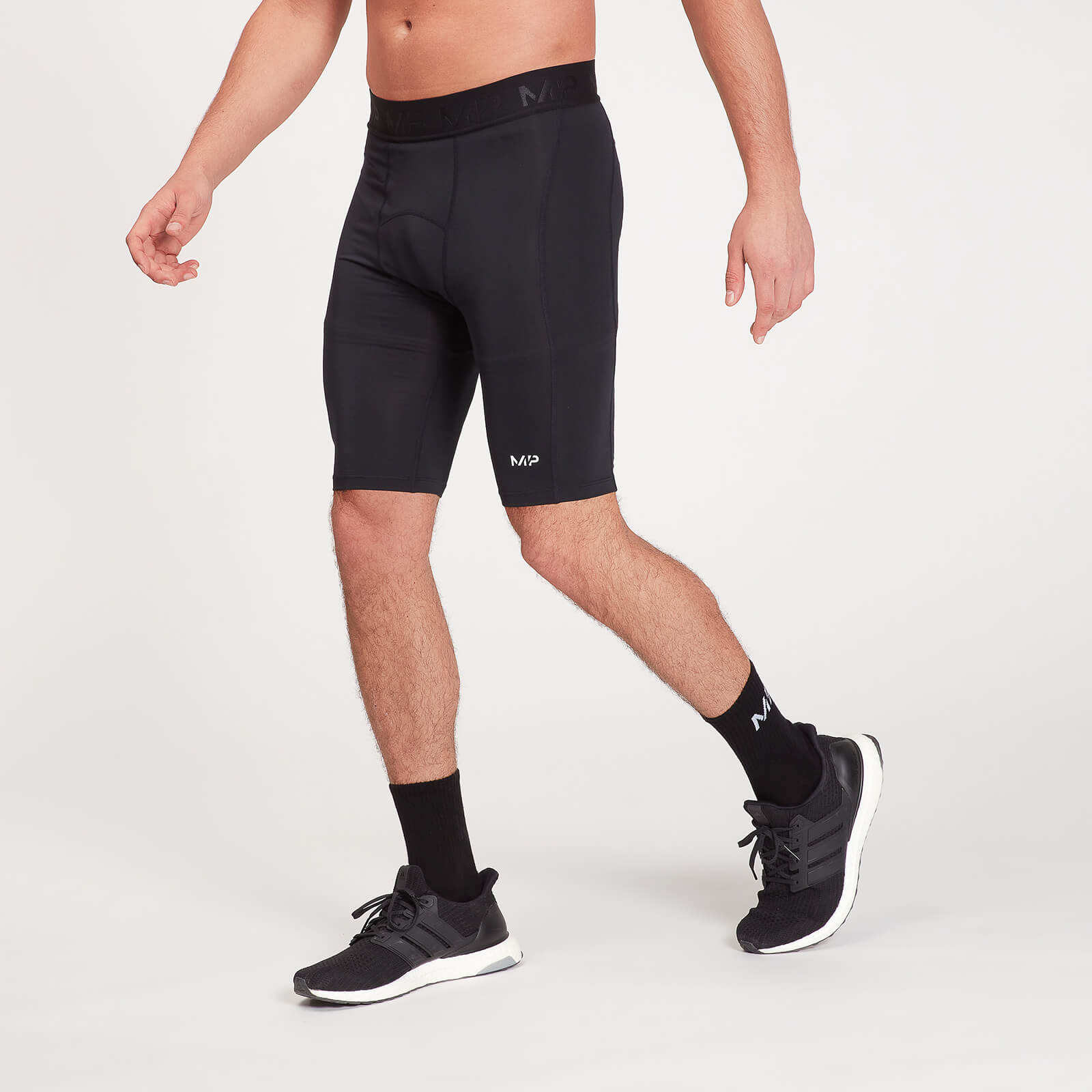 5055534362044 - Herren Essentials Training Baselayer Shorts - Schwarz - S