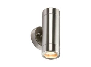 5055559132806 - Knightsbridge - Lightweight Edelstahl Up & Down Light GU10 230V IP65