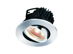 5055559180753 - Knightsbridge - led 3000K Warmweiß Tilt Downlight mit fester Chromblende 7W