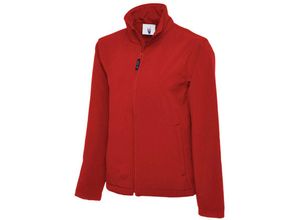 5055682044557 - Uneek - 3-lagige wasserdichte Unisex Softshelljacke Rot xxl - Rot